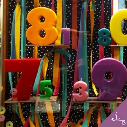 Vela de numero Gigante