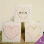 Velas personalizadas San Valentín Pequeña