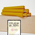 velas de miel vela de cera de abeja