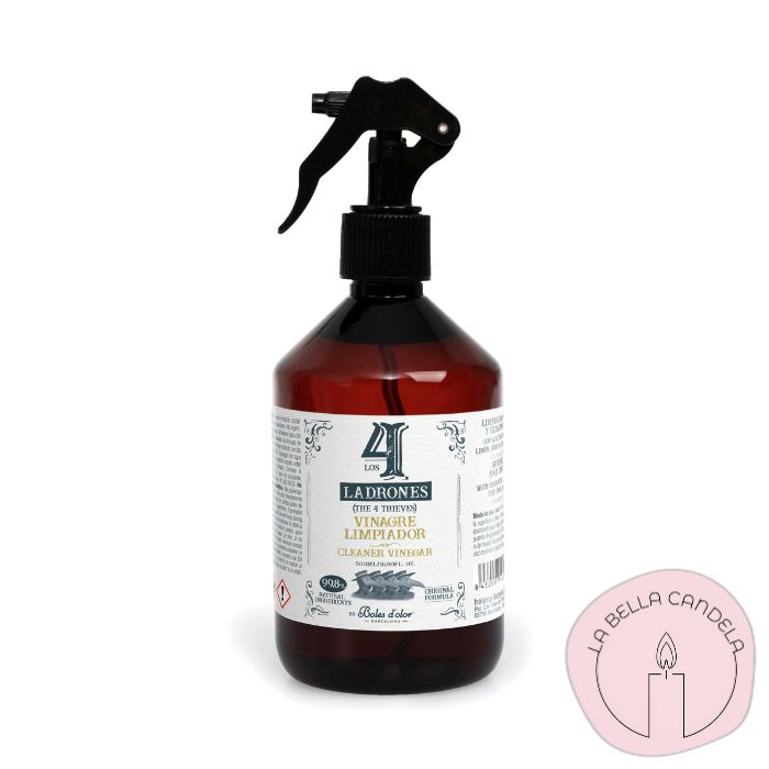 2(12) Vinagre Limpiador Los 4 Ladrones 500ml – Boles d'olor