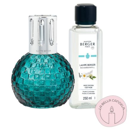Lampe Berger Disco Verte + Perfume Musc Cocoon 250ml