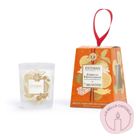 Vela Perfumada Limón y Frutas Confitadas Estéban Paris Parfums